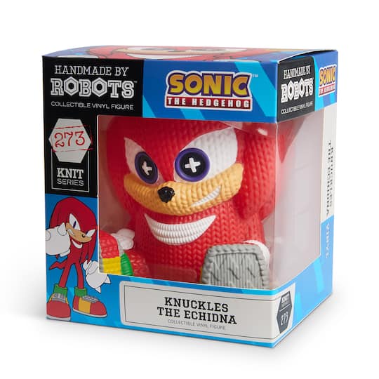 Handmade by Robots™ Knit Series Sonic the Hedgehog™ Knuckles Collectible Vinyl Figure